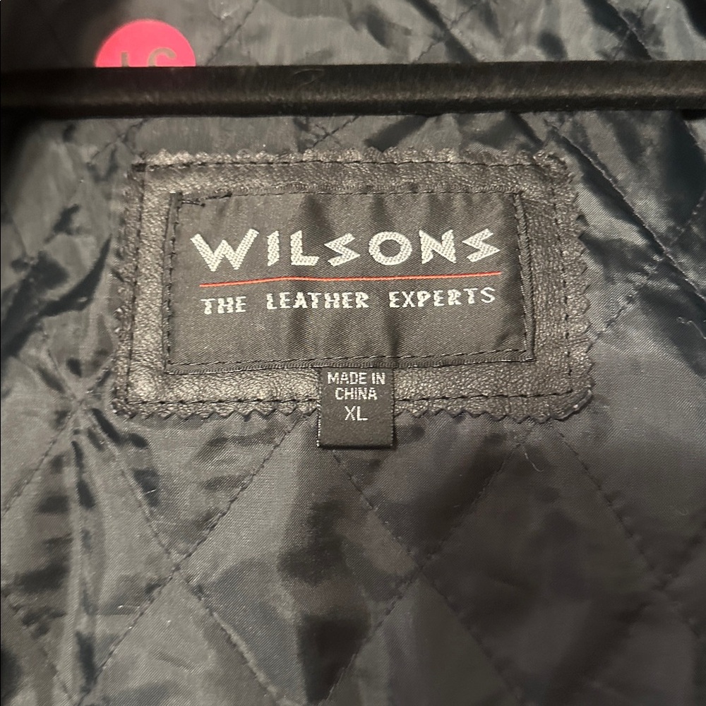 #51 WILSON LEATHER BLACK HEAVY DUTY HOODED PADDED LEATHER JACKET MEN SIZE XL - Picture 7 of 9